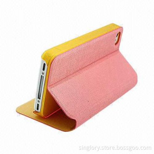 PU Leather Cases for iPhone 5S, Hot-selling Corporate Promotional Gift, Various Colors Available